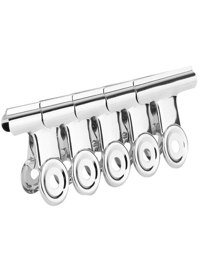 Filfeel Nail Extension Clips, 5PCS Stainless Curve C Nail Curvature Pinching Clips Multi-functional Nail Art Accessories Metal Tools - Image 1